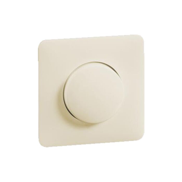 Peha dimmer plate + knob creme-white, type 151113