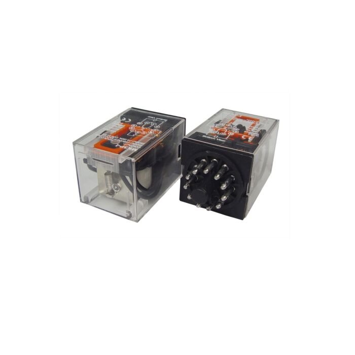Plug-in Relay 11-pins (3-pole c/over) 110V AC, 10A