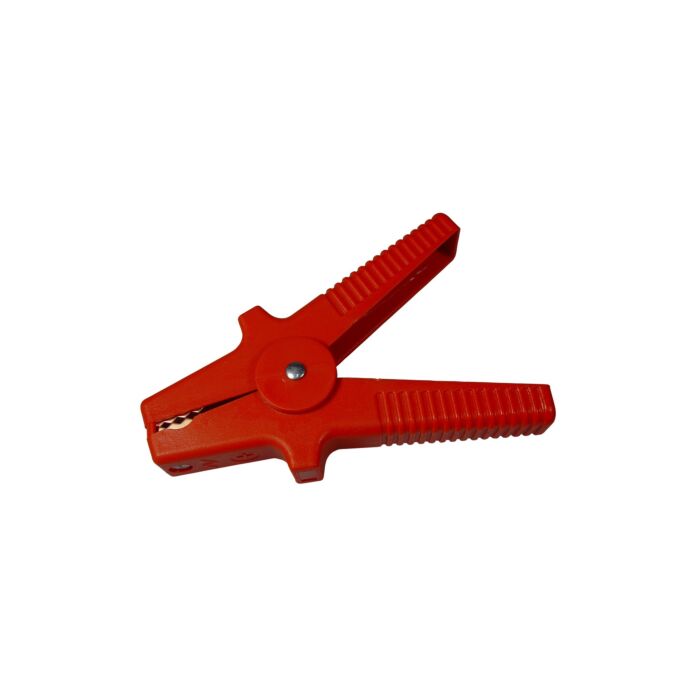 Insulated battery clip 400A red