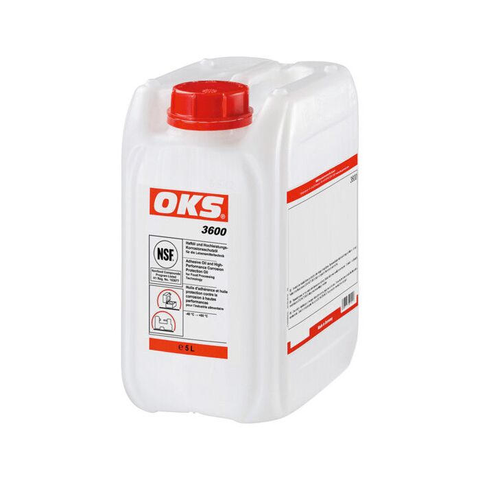 OKS Haftöl und Hochleistungs-Korrosionsschutzöl für die Lebensmitteltechnik - No. 3600 Kanister: 5 l