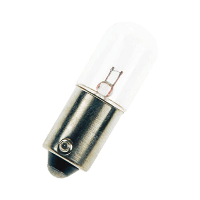 Miniature Indicator lamp 6V 180mA Ba9s 10x28mmm