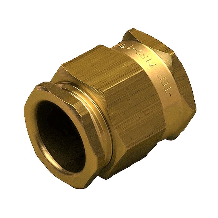 TEF 7186 Pipe Ending Gland: 1 1/4", For Cable D19-29mm  Brass
