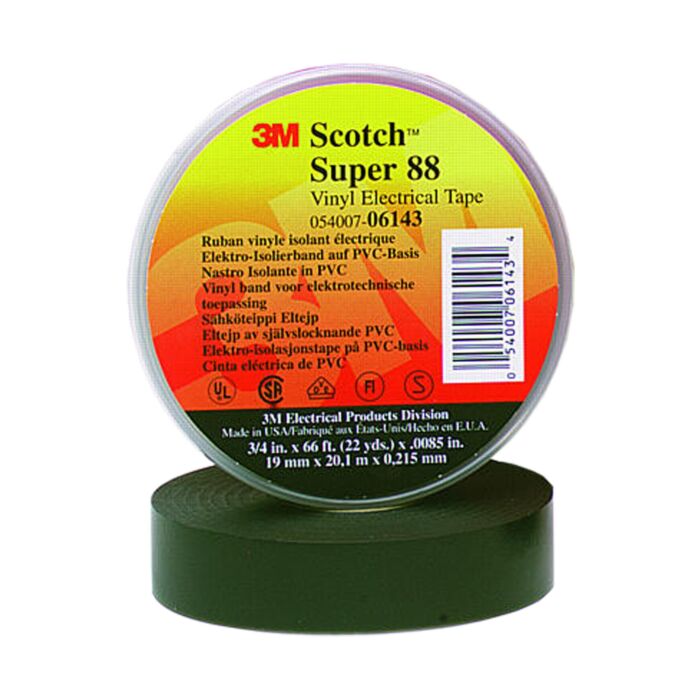 Scotch tape Super 88, 19mm, roll of 20mtr, All weather tape