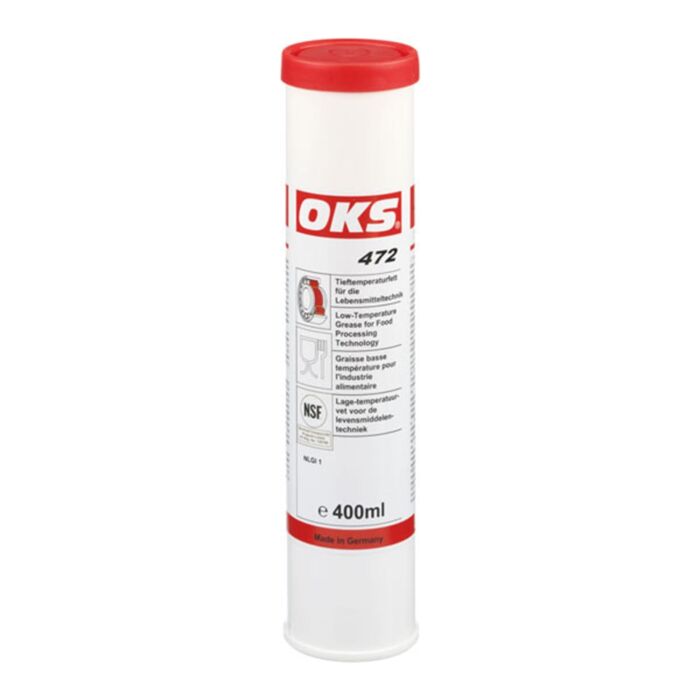 OKS Tieftemperaturfett für die Lebensmitteltechnik - No. 472 Kartusche: 400 ml