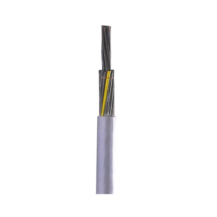 PVC control cable, flexible 50x1,0 mm², Grey
