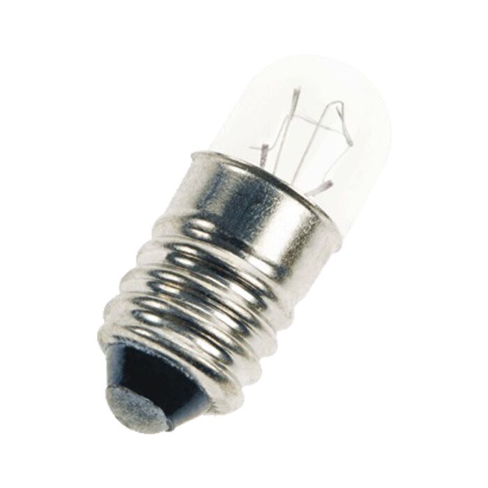 Miniature Indicator lamp 6V 80mA E10 10x23mm