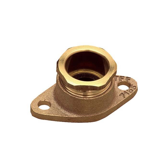 TEF 7162 Stuffing flange: 1/2" Cable D8-12mm Brass