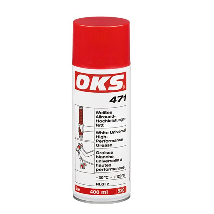 OKS Weißes- Allround Hochleistungsfett,Spray - No. 471 Spray: 400 ml