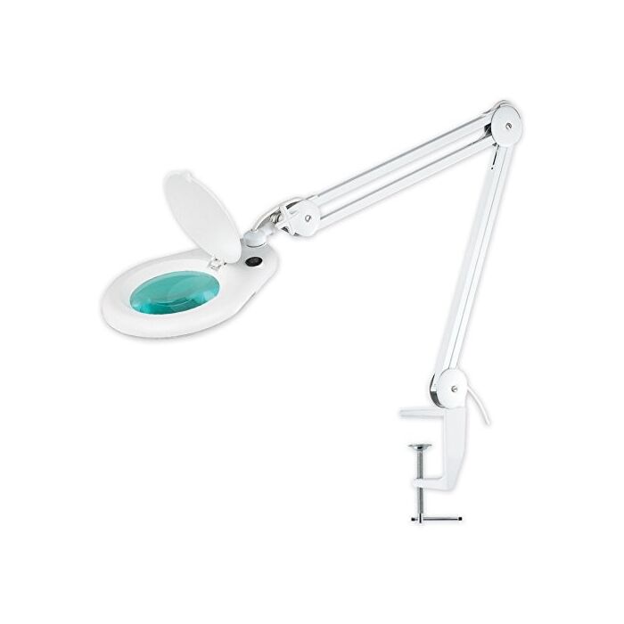Magnifying lamp 220/240V AC incl. TL-E 22W with table clamp