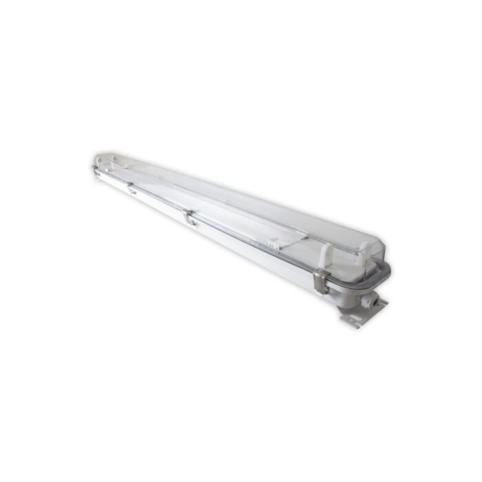 FL-fixture 220-240V 50/60Hz 2x36W WT IP67 Stainless Steel with universal mounting brackets