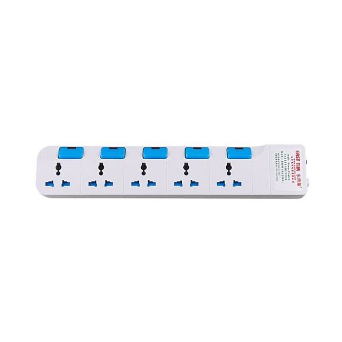 Multiway Receptacle 5-ways, with cable 3mtr + schuko plug