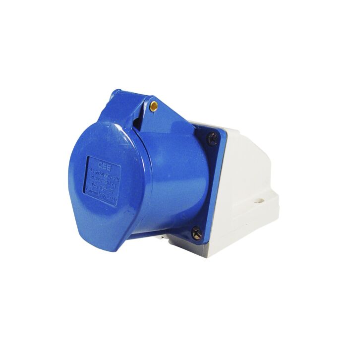 CEE Receptacle 220V 32A 2P+earth 6H, IP44
