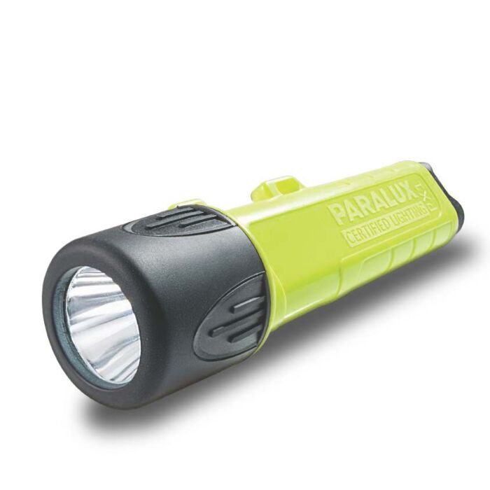 Paralux Flashlight LED PX-1, 4-cells AA including "ATEX zone1, II 2G Ex ib IIB T4 Gb II 2D Ex ib IIIC T105°C"