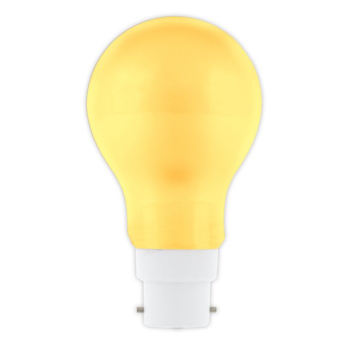 LED GLS-lamp A60 220-240V 1W 12lm B22 Yellow