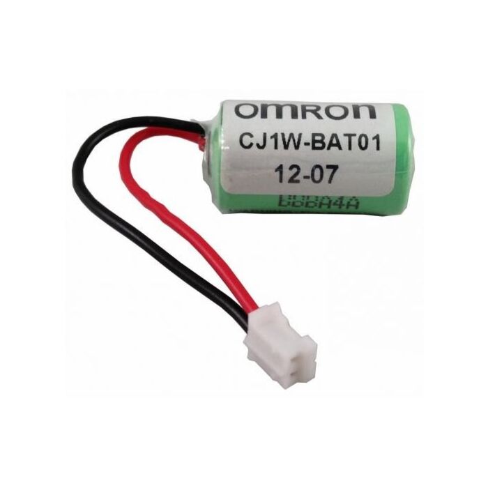 Battery Lithium (Omron) type CJ1W-BAT01.1, with cable/connector