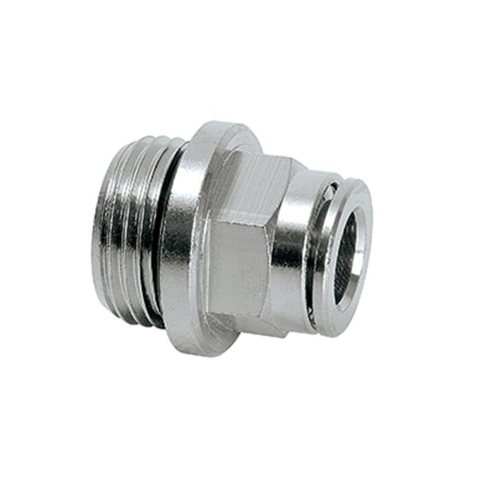 Perma Pluggable Hose Fitting G3/8a gerade, Schlauch 8 mm (Messing vern.) -