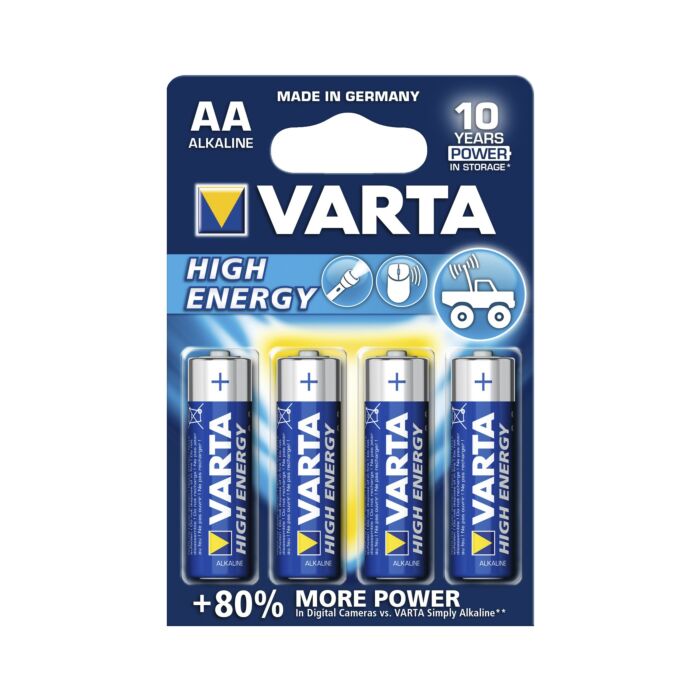 Varta High Energy Alkaline AA LR06 1,5V, on blister 4pcs