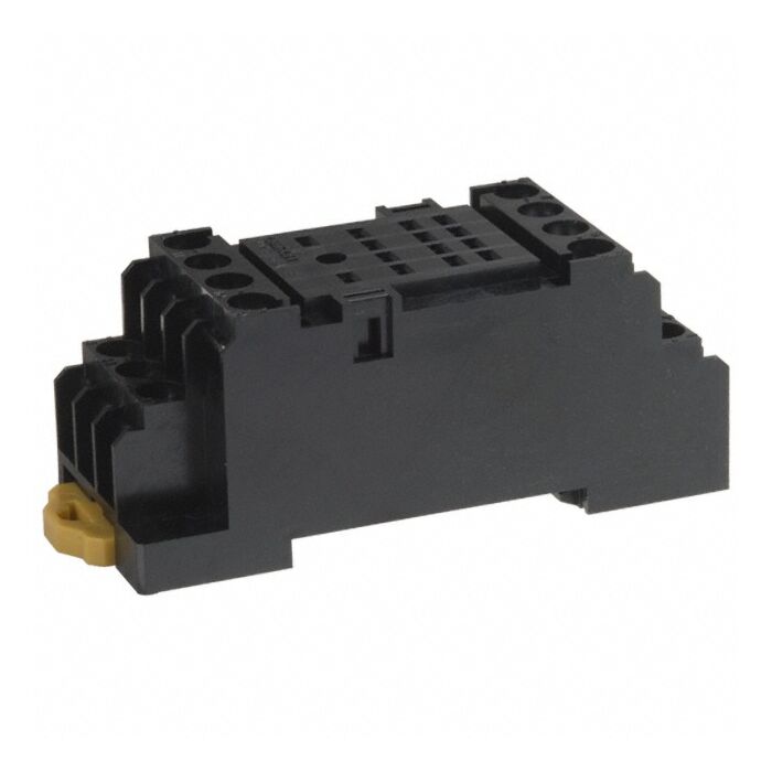 Socket for plug-in relay 14-pins MY4 type, surface or din rail mounting