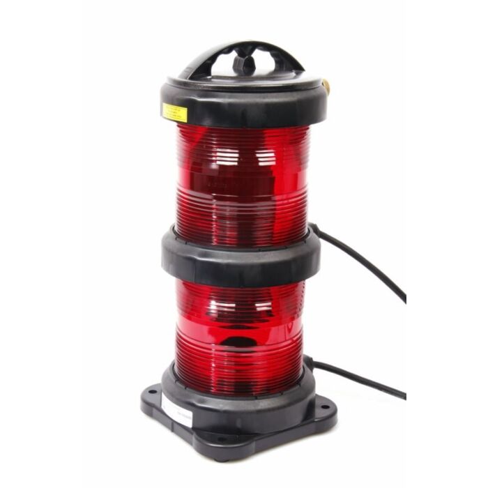DHR Navigation light double - Not Under Command Red + certificate without lamp