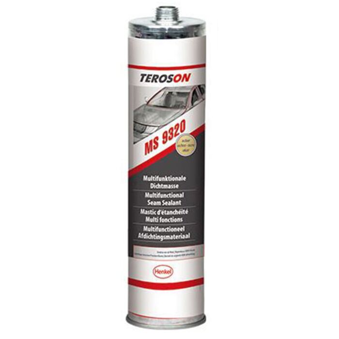 Teroson MS Polymer, Adhesive Sealant MS 9320 schwarz - 300 ml Kartusche