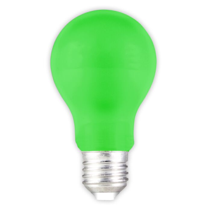 LED GLS-lamp A60 240V 1W 12lm E27 Green