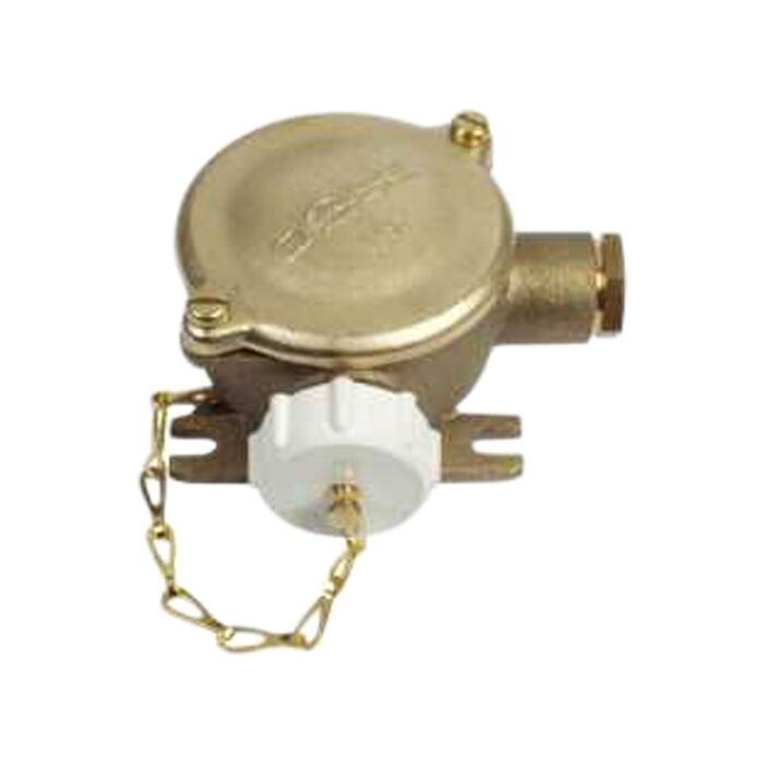 Concentric Socket cast brass 0=, angle-type