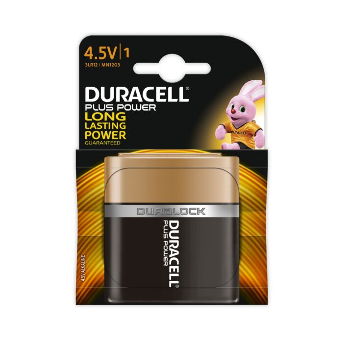 Duracell Alkaline Plus 4.5V, blister 1 pcs