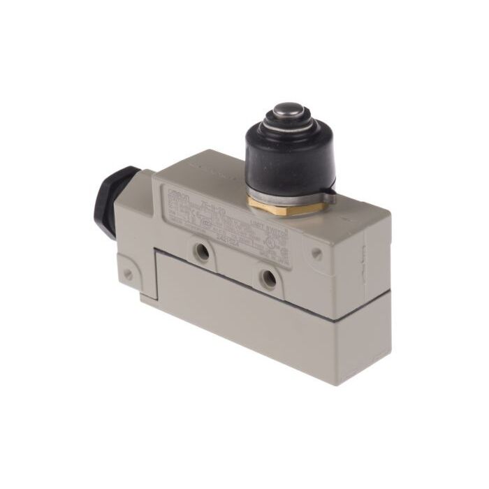 Enclosed microswitch single pole c/o contact with plain spring plunger