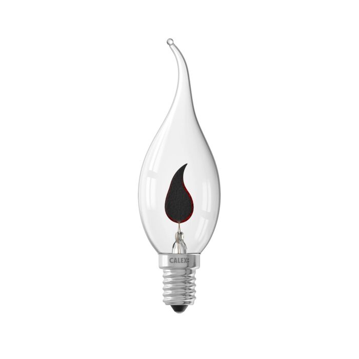 Tip Candle lamp 220-240V 3W E14 flicker flame 35x126