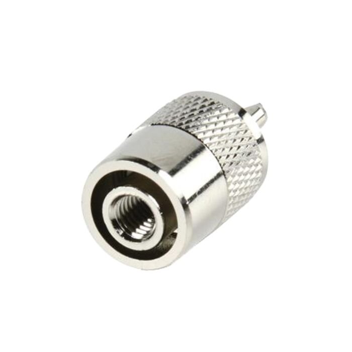 UHF coaxial connector male type PL 259/6mm for RG-58 cable