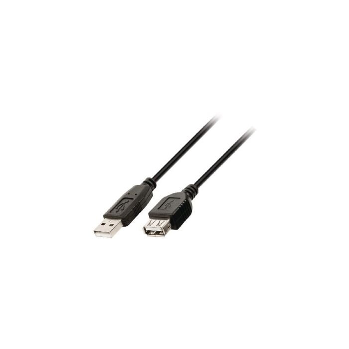 USB 2.0 extension cable A male - A female, 2,0 mtr