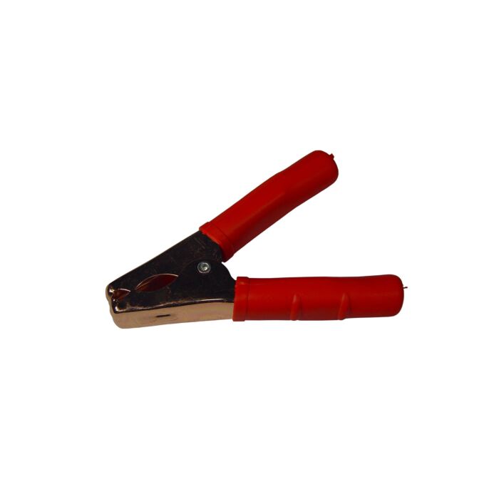 Insulated battery clip 60A 140mm red