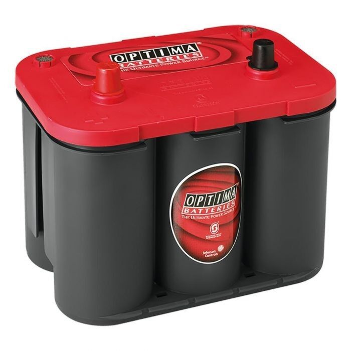 Optima RED Top Spiral AGM Battery maintenance-free 12V 50AH 254x175x200mm, type RTS 4,2L