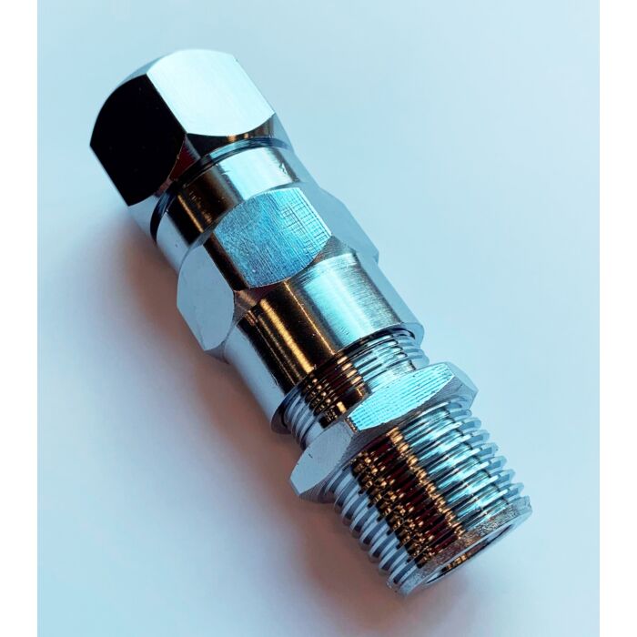 Ex Cable Gland NPT 1/2", Brass Nickel Plated