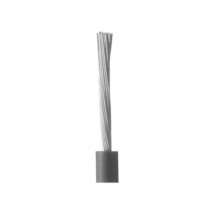 PVC insulated flexible cable 1x0,75 mm², Grey
