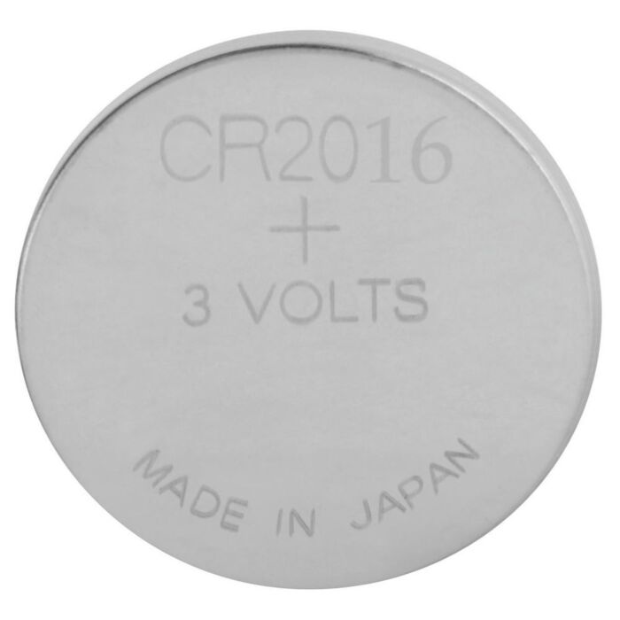 Button cell Lithium CR2016 3V Ø20x1,6mm
