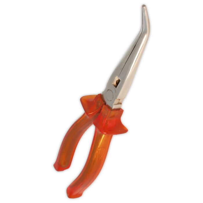 Insulated Bent Nose Pliers, 200mm
