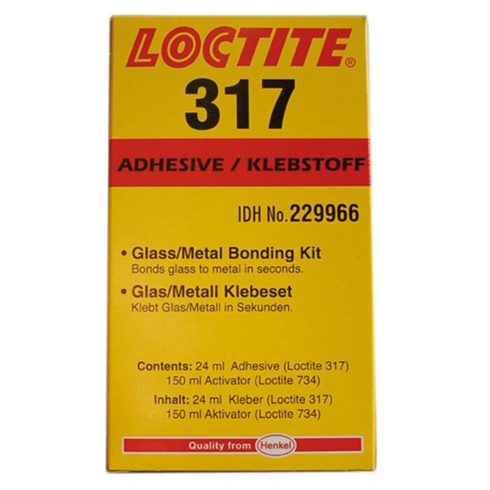 Loctite Glas-Metall Klebeset AA 317 24 + 150 ml Set