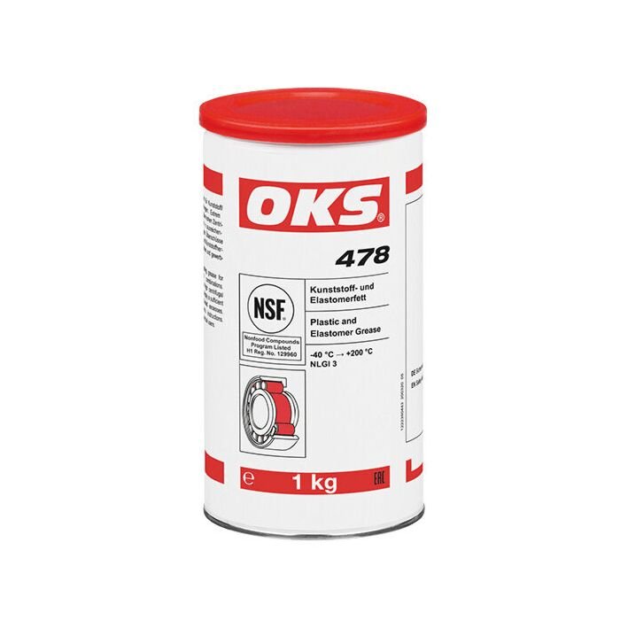 OKS Kunststoff- und Elastomerfett - No. 478 Dose: 1 kg