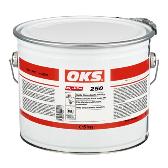 OKS Weiße Allroundpaste, metallfrei - No. 250 Hobbock: 5 kg