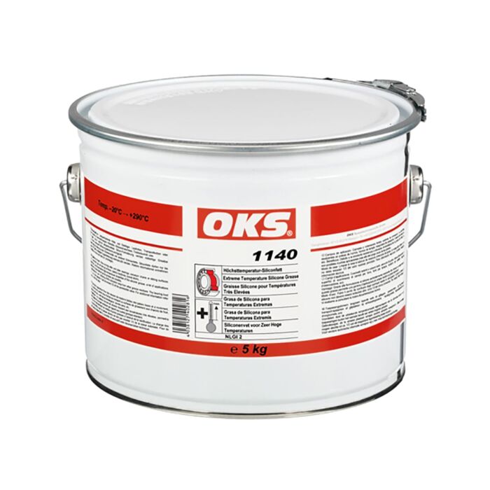 OKS Höchsttemperatur-Silikonfett - No. 1140 Hobbock: 5 kg
