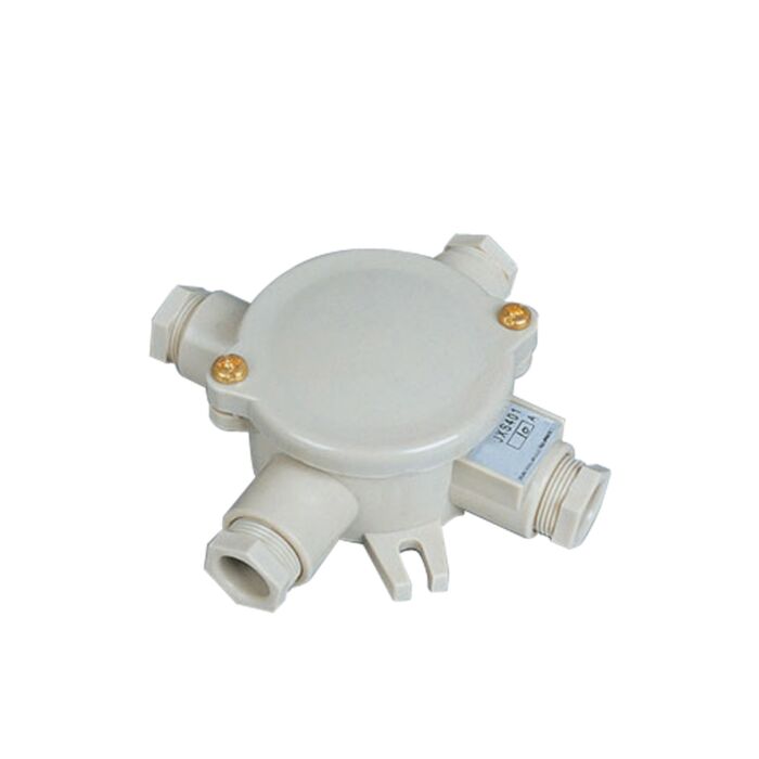 Synthetic resin junction box IP56 X, with connecting block