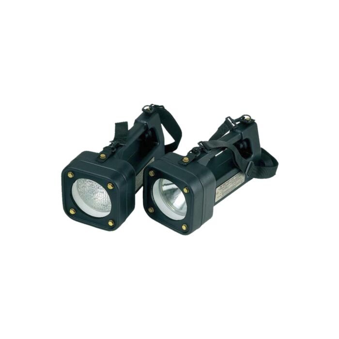 Wolf Toplight Handheld Searchlight TL-9050T3 with shoulder strap incl. Rechargeable Batt. 12V 4.3Ah EEx e m ib IIC T3