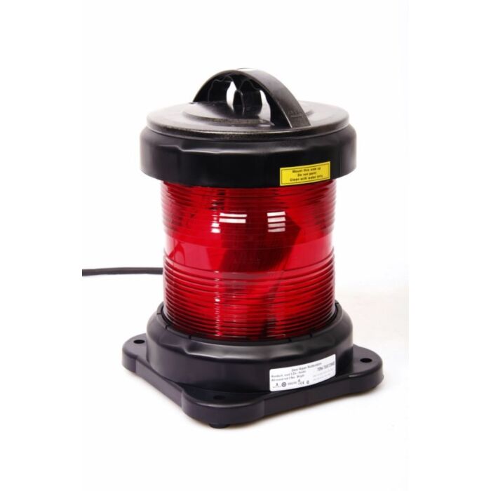 DHR Navigation light single - Not Under Command Red 'Hoistable' + certificate without lamp