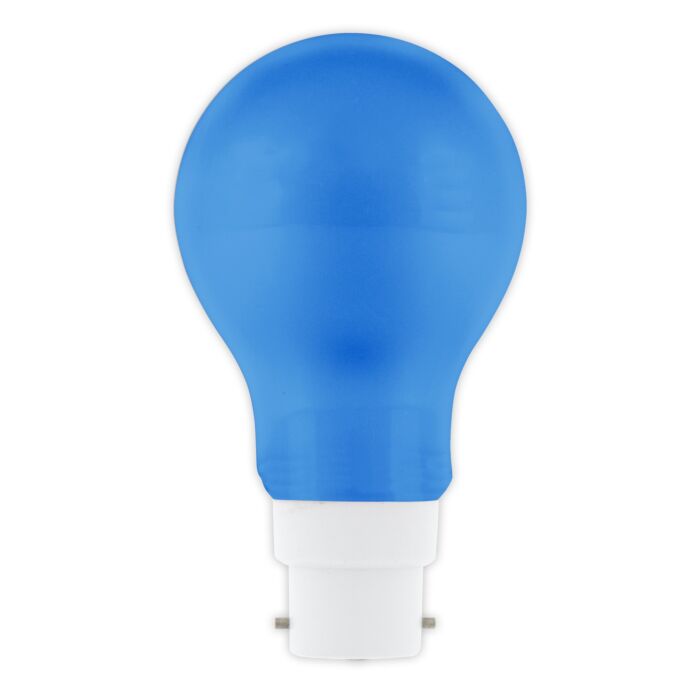 LED GLS-lamp A60 220-240V 1W 12lm B22 Blue