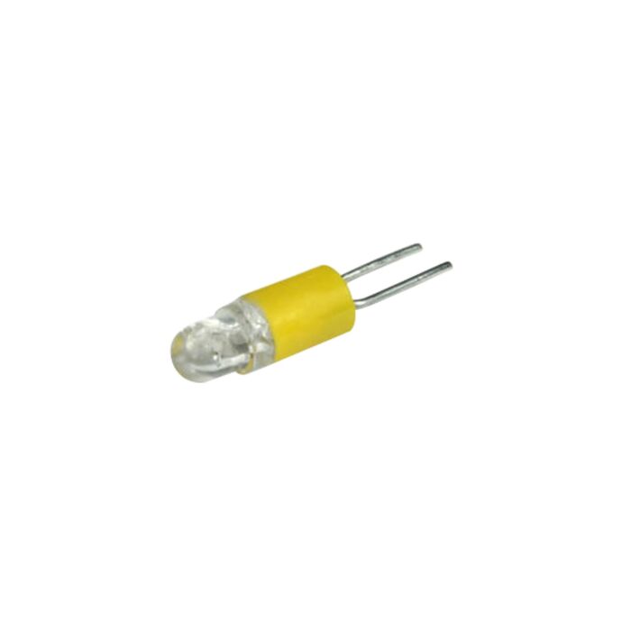 Single-Led Lamp 6V DC Bi-Pin T1.3/4 5x14mm yellow