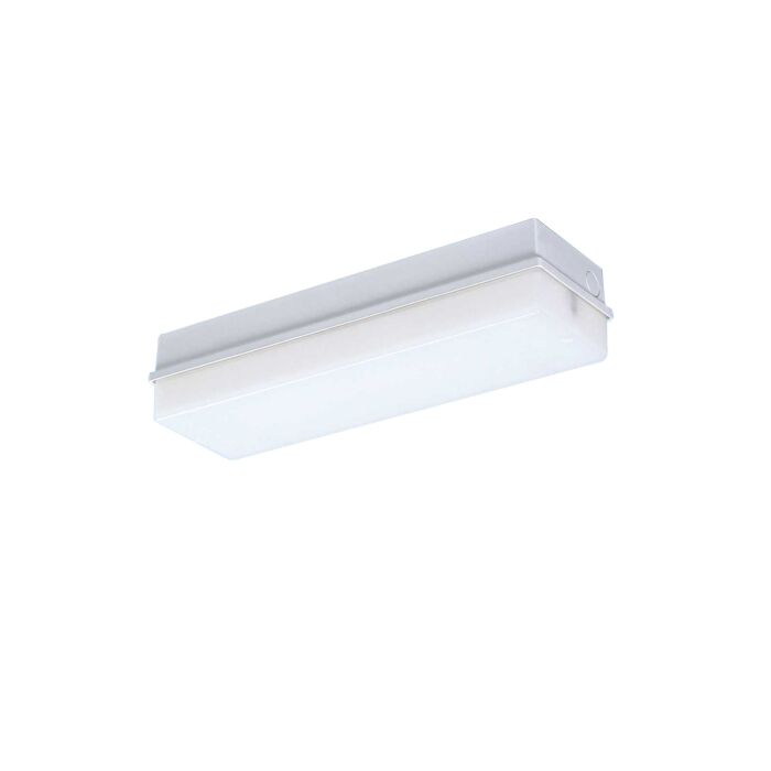 Fluo fixture 220V 50/60Hz HF 1x8W watertight IP54 with shade