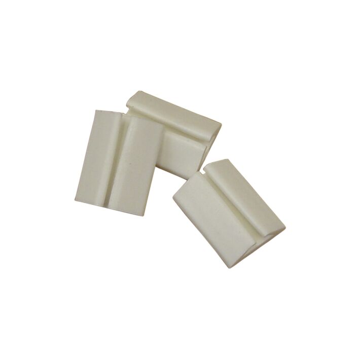 Adhesive cable clip white
