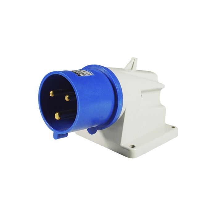 CEE Receptacle with Pins 220V 32A 2P+earth 6H, IP44