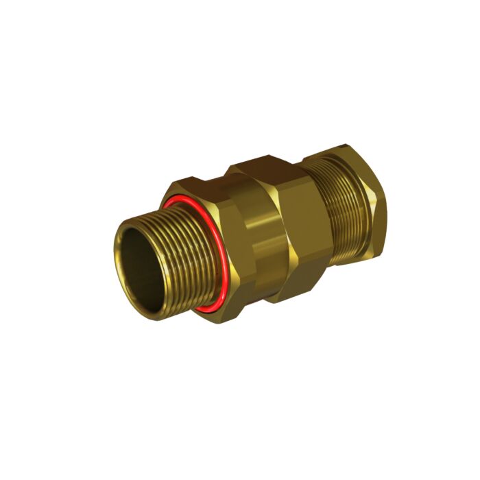 Cable Gland Exd/e: D620 M25/A1/15mm (D2,0-6,0mm) Brass